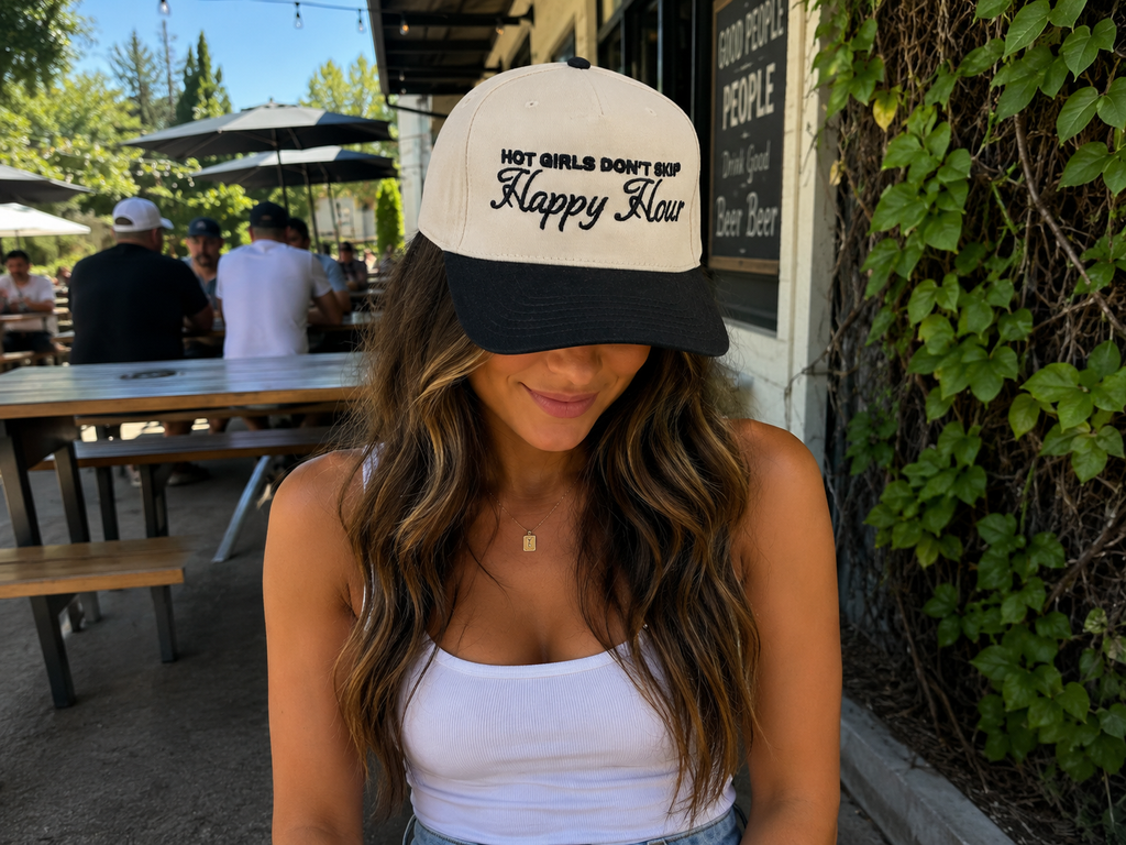 Hot girls dont skip happy hour