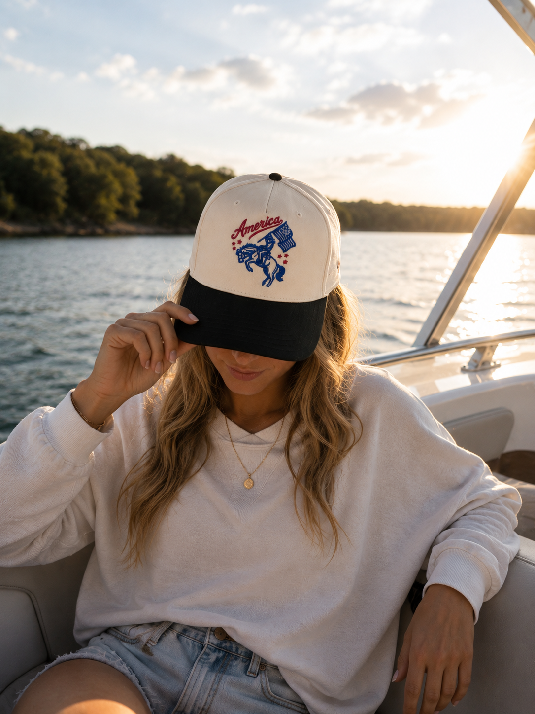 America 4th of July hat