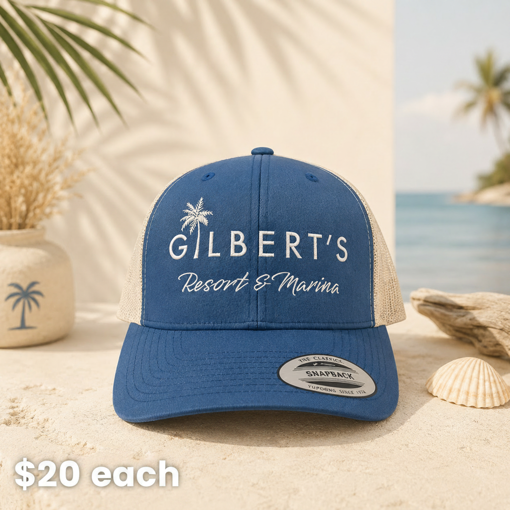Box of 12 custom embroidered hats