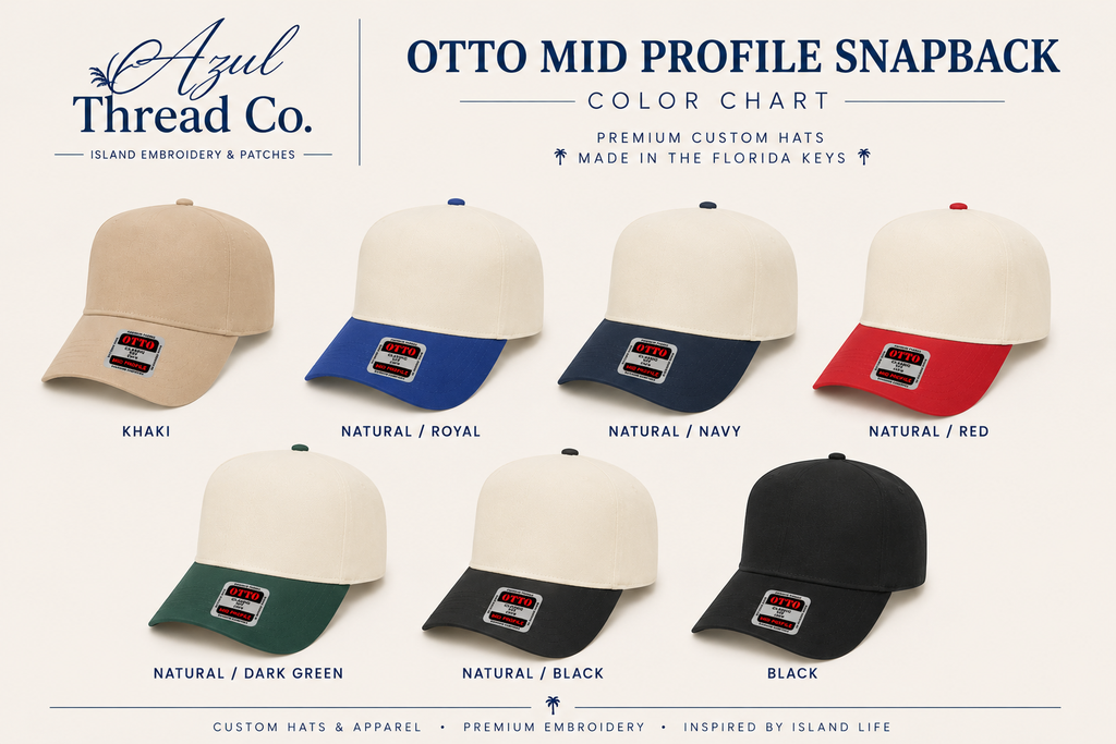 Box of 12 custom Otto hats