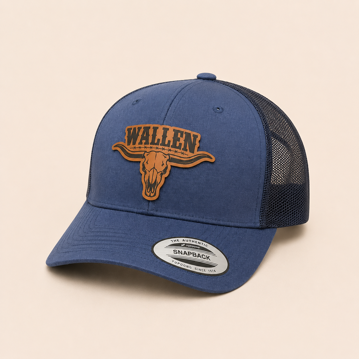 Box of 12 custom hats with patches