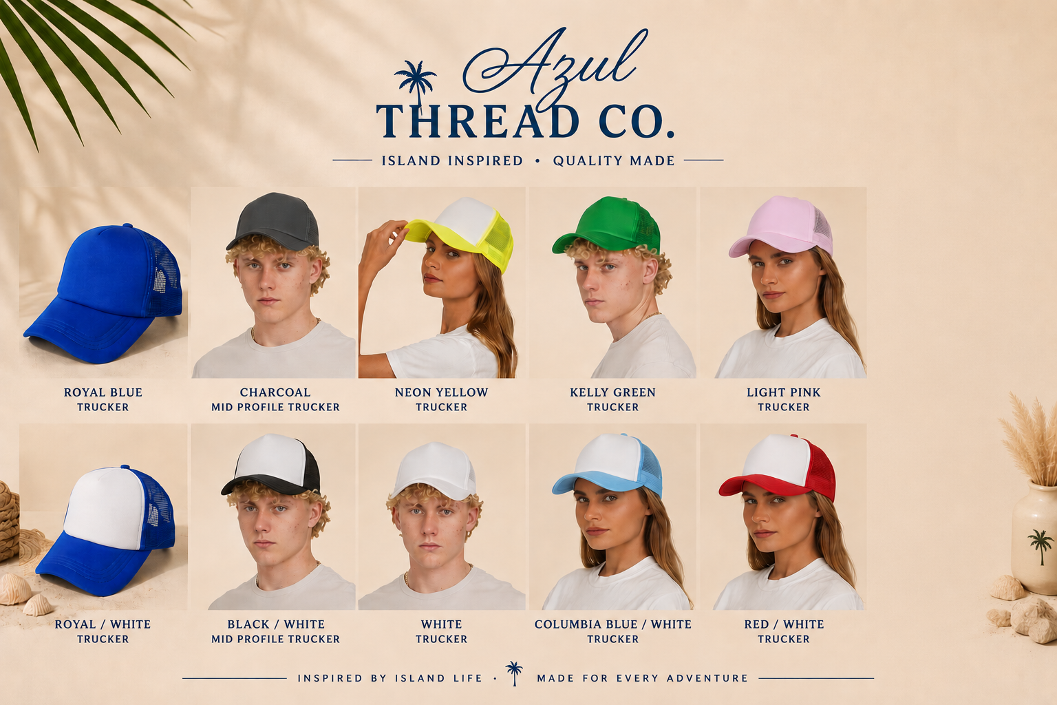 Box of 12 custom hats